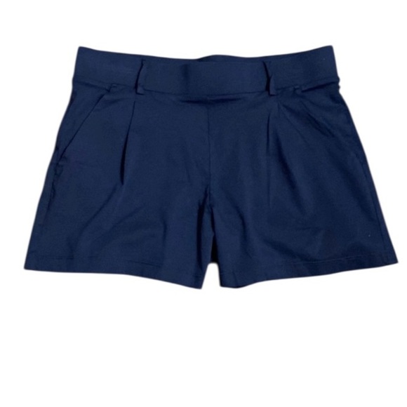 LOFT Blue High Waist Tailored Shorts - Picture 1 of 3